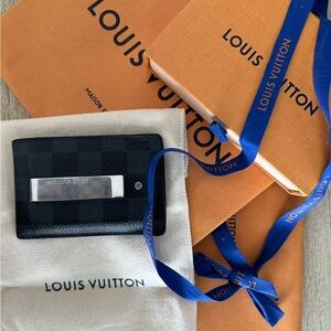 Louis Vuitton Prince card holder and money clip.